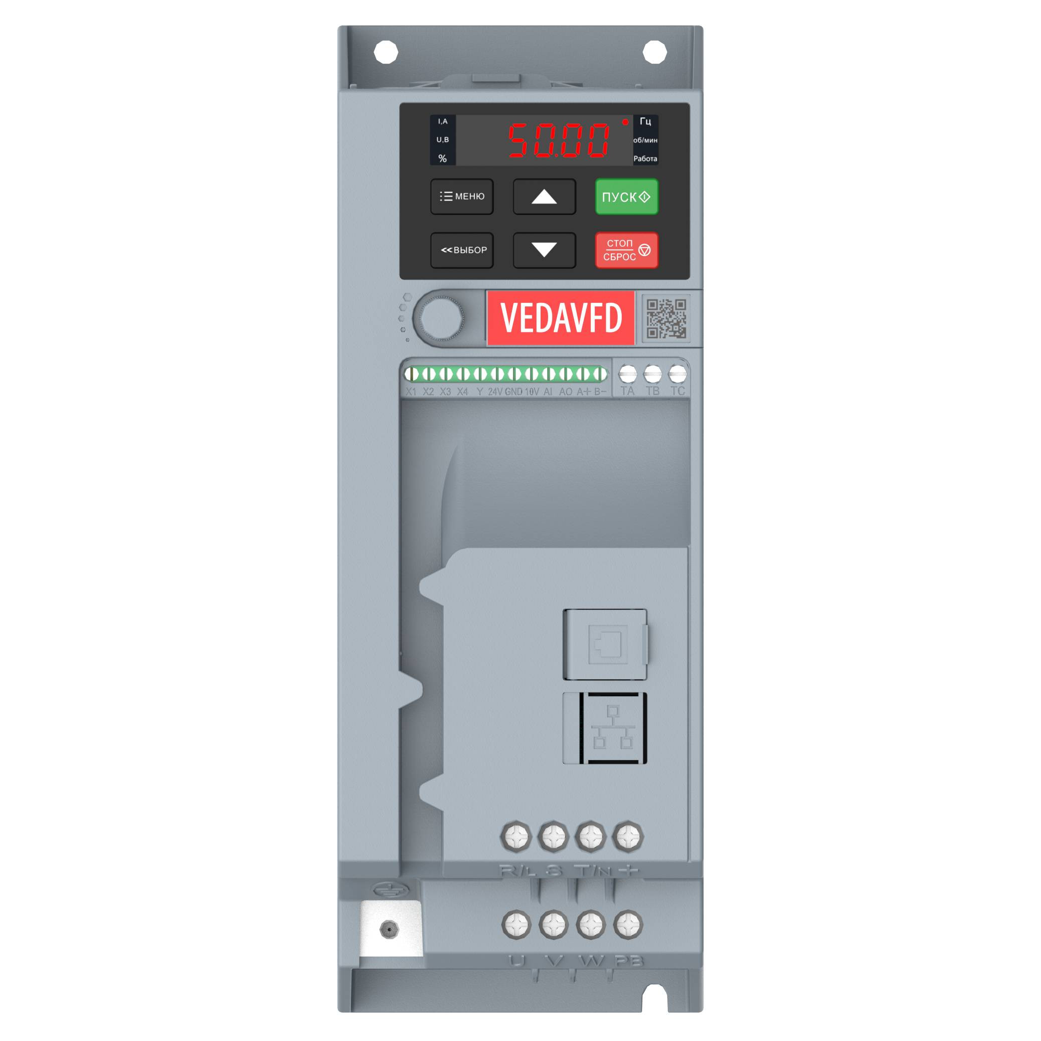 Преобразователь частотный VEDA Drive VF-51 5,5 кВт (380В,3 фазы) ABA00009